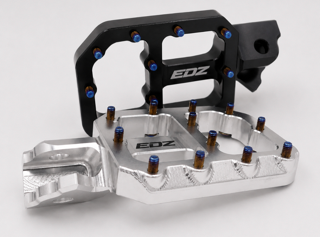 V2 wide emoto pegs (fits yozma, rtr, heybike, tuttio, strike, talaria, eride, surron, razor and more (choose between chrome and black)